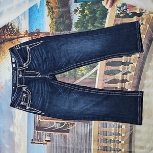 Miss‎ Me Cuffed Capri Jeans Size 27